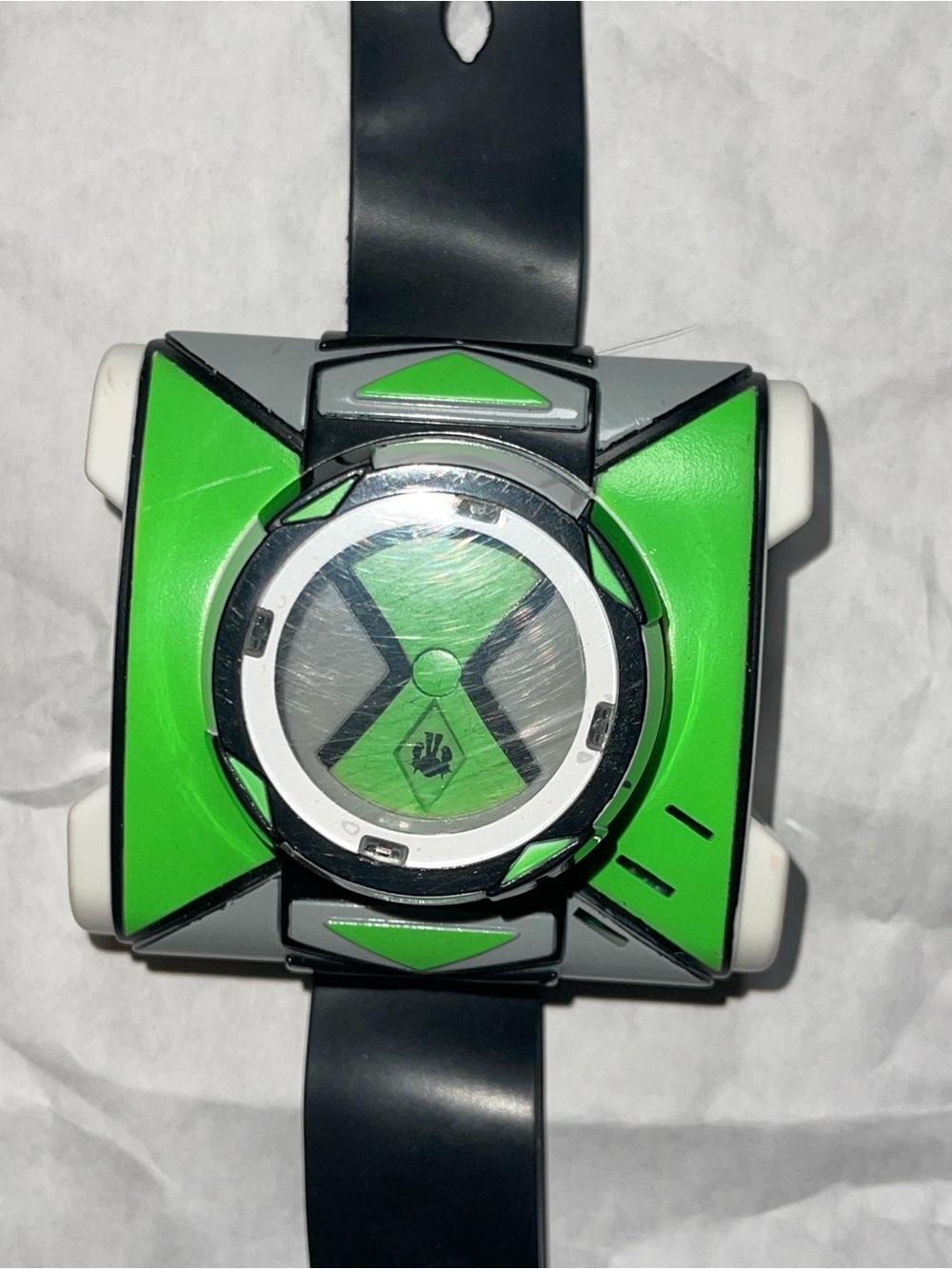 Vintage Ben 10 Omnitrix FX Watch 2005 Bandai Classic Series Lights Sounds TESTED